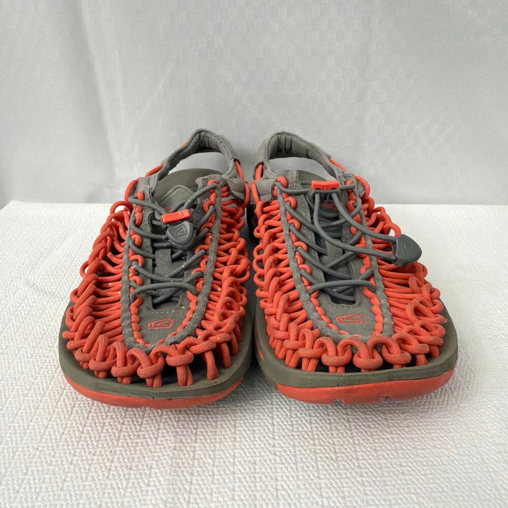 Keen Uneek Sandals Womens Size 9 Pink Gray Cord Comfort - Picture 2 of 10